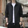 Chaqueta para Hombre 2024 Primavera y Otoño Coreana Casual para Hombre Talla Grande Cuello Chaqueta Juvenil Holgada Color Sólido Top