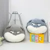 Bolsa de Pelúcia Criativa Nova de Gato com Rosto Grande, Bolsa de Desenho Animado Super Fofa para Meninas, Mochila de Viagem para Meninas Fofas