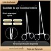 Porta-agulha médica Suporte da agulha Instrumentos de sutura cirúrgica Aço inoxidável agulha grossa Dental suporte de agulha de pálpebra dupla