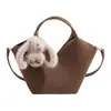 Bolso de Cubo de Mano Casual de Nicho para Mujer 2025 Invierno Nuevo Bolso de Hombro Cruzado de Alta Calidad para Viajes