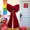 Terciopelo Rojo Flor de Mesita de Noche Decoración de Boda Traje Decoración de Habitación de Boda Dormitorio de Mujer Casa Nueva de Hombre Adornos Colgantes de Lazo