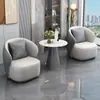 Mesa Combinada de Sofá Sencilla para Recepción Balcón Área de Descanso para Negociaciones Sala de Reuniones Oficina de Ventas Nicho en el Patio Sofá
