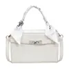 Bolsas Pequenas da Moda com Padrão de Lichia para Mulheres Este Ano, Novas Bolsas Retro da Moda 2025, Bolsas Transversais Simples para o Dia a Dia