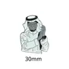 Modelo Quente Transfronteiriço Oriente Médio Emirados Árabes Unidos Retrato do Rei Senhor Esmalte Pintado Emblema Adesivo para Celular Pronto para Entrega