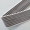 Cinta tejida a rayas blancas y negras de múltiples especificaciones, cinta tejida de color sólido, pretina de color intermedio al por mayor, banda elástica jacquard de alta elasticidad