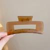 Pinza para el Cabello Colorida, Elegante y de Alta Gama, Pinza Grande de Tiburón, Pinza para el Cabello Transparente de Sirena Coreana, Diseño Adorno para el Cabello