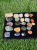 Grava de Cristal Natural Grano Grande Cristal Colorido Piedra Rodada Gema para Niños Piedra para Pecera Decorativa Piedra de Paisaje Desmagnetización