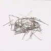 Alfileres lisos en forma de T de 2-4 cm, alfileres de cabeza plana, materiales de conexión para pulseras y collares de abalorios hechos a mano para bricolaje, accesorios de joyería en stock