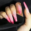 Uñas Postizas Populares de Xiaohongshu, Uñas Portátiles, Cientos de Estilos, Arte de Uñas de Estilo Puro y Deseable, Mariposa Soñadora, Pegatinas Sencillas para Uñas Postizas