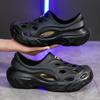 Zapatos Croc para Mujer 2025 Nueva Moda de Verano Casual Deportivos de Suela Gruesa Antideslizantes Ropa Exterior de Playa para Hombre Sandalias y Chanclas Transpirables