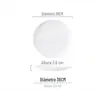 Prato de Porcelana Pura Branca de Jingdezhen Prato de Louça Cerâmica de Porcelana Osso Doméstico Tamanho Prato de Jantar para Bife Prato de Prato Ocidental