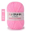 Fio de Lã Quatro Fios Algodão Leite 4 Fios Fio para Boneca Algodão Coreano Médio-Grosso Para Bebê Crianças Crochê Tricô à Mão Fio Atacado Yicotton