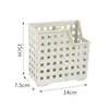 Soporte creativo para palillos con drenaje para el hogar, cesta de palillos de estilo de cocina simple, soporte para palillos sin taladro, almacenamiento de cucharas