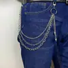 Europa y Estados Unidos joyería transfronteriza punk metal remache colgante cadena para pantalones hip hop moda cool cadena de metal cadena para pantalones accesorios al por mayor