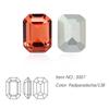 Dongzhou Crystal K9 de alta calidad con base puntiaguda, diamantes de cristal de anís estrellado largo plateados, joyas de diamantes, equipaje, accesorios decorativos de bricolaje al por mayor