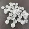 Fabricante Personalizado Cristal Natural Oval Anel Denier Superfície Cristal Branco de Alta Qualidade Patch Redondo DIY Feito à Mão Pedra Bruta