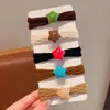 Elástico de cabelo infantil corda de cabelo para bebê cabeça de bola não machuca o cabelo anel de cabelo meninas acessórios de cabelo de alta elasticidade com rabo de cavalo