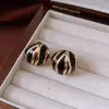 Brincos Maillard Argola Prata Gota d'Água Retro Ins High-End Elegantes Tarraxas Versáteis Moda Nicho Brincos Atacado