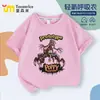 Camisetas de Manga Curta de Verão do Protótipo de Poppy Playtime para Meninos e Meninas, Tops Infantis