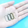 Accesorios de Ferretería para Equipaje, Múltiples Especificaciones, Hebillas Ovaladas, Hebillas en Forma de Huevo de Aleación de Zinc, Hebillas Ovaladas de Metal sin Costura, En Stock