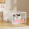 Caja de zapatos transparente a prueba de polvo y engrosada para dormitorios y apartamentos pequeños de alquiler, estante para zapatos que ahorra espacio, zapatero simple