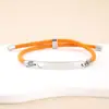 Materiales de Impresión a Color y Grabado Transfronterizos, Pequeños Regalos, Etiquetas Curvas, Pulseras Tejidas, Regalos Navideños Huecos con Forma de Corazón de Acero Inoxidable