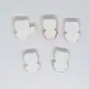 Vestido de Dibujos Animados Transparente Accesorios de Resina de Gato Kt Pegamento de Crema Creativo Clips para el Cabello Hechos a Mano Hebillas para Zapatos Decoraciones para Funda de Teléfono