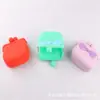 Bolsa de Armazenamento Quadrada com Laço Porta-Moedas de Silicone com Laço Carteira de Silicone com Design Personalizado