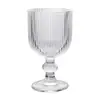 Copo de Sobremesa de Vidro Estilo Ins Retrô Copo de Sorvete Taça Copo de Suco Copo de Água Padrão Vertical Copo de Sorvete Alto