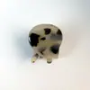 Clip para el Cabello Redondo Pequeño con Textura de Acetato Estándar de Oro Coreano Clip Lindo para Flequillo Pasador Pinza Superior Exquisito Clip para el Cabello de Princesa