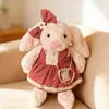 Solo Ropa de Muñeca/Ropa Hecha a Mano para Muñeca Conejo Jc Bonnie, Pijama, Vestido Mismo Estilo del Pequeño Libro Rojo, Conjunto para Muñeca de 32cm, Lindo