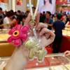 Shuibeizijin 999 Princesa Por Favor Hazte Rica Llavero Relleno de Algodón Llavero de Cuero Colgante para Bolso Tejido Regalo