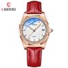 CHENXI TikTok Fashion Fast Hand Live Nuevo reloj para mujer Calendario con incrustaciones de diamantes Reloj impermeable 8248L Cinturón