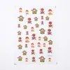Rosa Estilo Nacional Japonés Dios de la Riqueza Yuan Bao Fu Pegatina para Uñas Decoración de Uñas Calcomanía Atmósfera de Año Nuevo