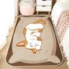Tapete de Cabeceira de Celebridade da Internet Tapete para Chão de Quarto Resistente à Sujeira Tapete Longo de Desenho Animado para Frente da Cama Tapete para Mesa de Centro de Sala de Estar