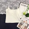 Camisole de Alça Dupla Estilo Novo Puro Desejo para Mulheres, Camada Base Sexy com Bojos, Lingerie Costurada com Costas Bonitas para Mulheres