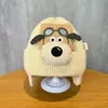 Chapéu Infantil Estilo Coreano Outono e Inverno Chapéu de Lã Quente para Exterior com Adição de Fleece e Espessamento Proteção para Orelhas À Prova de Vento Bonito Chapéu de Tricô Pulôver