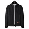 Chaqueta simple para hombre de Primavera y Otoño, moderna, cómoda, a la moda, versátil, cortavientos, transpirable, casual, con cuello alto para hombre