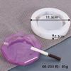 Molde para cenicero de gota de resina de cristal DIY gran variedad de cenicero molde de silicona de flor de ciruelo amor molde mixto de aromaterapia