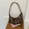 Bolso de Hombro Plegado Estilo Perezoso 2026 Nuevo Casual Versátil de Gama Alta Bolso de Hombro Único Bolso Retro de Gran Capacidad para Mujer