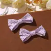Tela Dulce Versátil Estilo Coreano Lunares Lazo DIY Pinza Lateral Pasador Goma para el Cabello Accesorio para el Cabello Zapatos y Calcetines Accesorios de Ropa