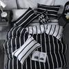 Juego de Cama Antártico de Cuatro Piezas Femenino Sencillo Funda Nórdica Sábanas Doble Juego de Tres Piezas Dormitorio de Estudiantes Rosa