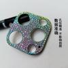 Adecuado para Apple 16promax Película para Lente Marco Hueco Diamante iphone15plus Cámara Metal Adhesivo Protector