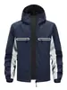 Chaqueta para Hombre de Talla Europea Transfronteriza Comercio Exterior Amazon Deportiva Casual Holgada Versátil Moderna con Capucha