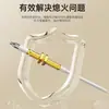 Aguja de encendido universal para estufas de gas, compatible con inducción, aguja de cobre, estufa de gas empotrada con cable, piezas de repuesto