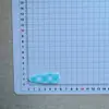 Accesorios de pasador de pelo con forma de lágrima a cuadros estilo coreano para manualidades DIY, pinzas para el pelo sin costuras para flequillo lateral para niñas, materiales de clip BB