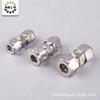 Conector de manguito de tarjeta de acero inoxidable 304 estándar nacional recto medio diámetro igual manguito de tarjeta bidireccional reductor bidireccional reductor reductor tubo de instrumento 8