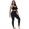 Leggings Deportivos de Yoga Transpirables de Cintura Alta Alta Elasticidad para Mujer de Tallas Grandes Adelgazantes