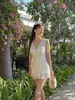 Traje de baño de una pieza estilo falda nuevo 2025 para mujer para cubrir el abdomen y apariencia adelgazante para vacaciones en la playa Traje de baño para aguas termales para mujer [Envío Directo]