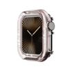 Adecuado para Apple Watch 678910 Funda Camaleón iWatch S10 Marco de Funda Protectora de PC con Brillo de Colores
